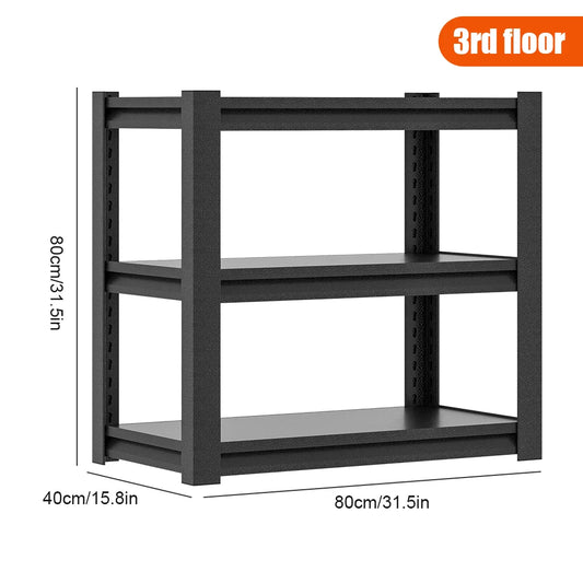Verstellbares Lagerregal aus Carbonstahl – für Haushalt, Garage & Büro