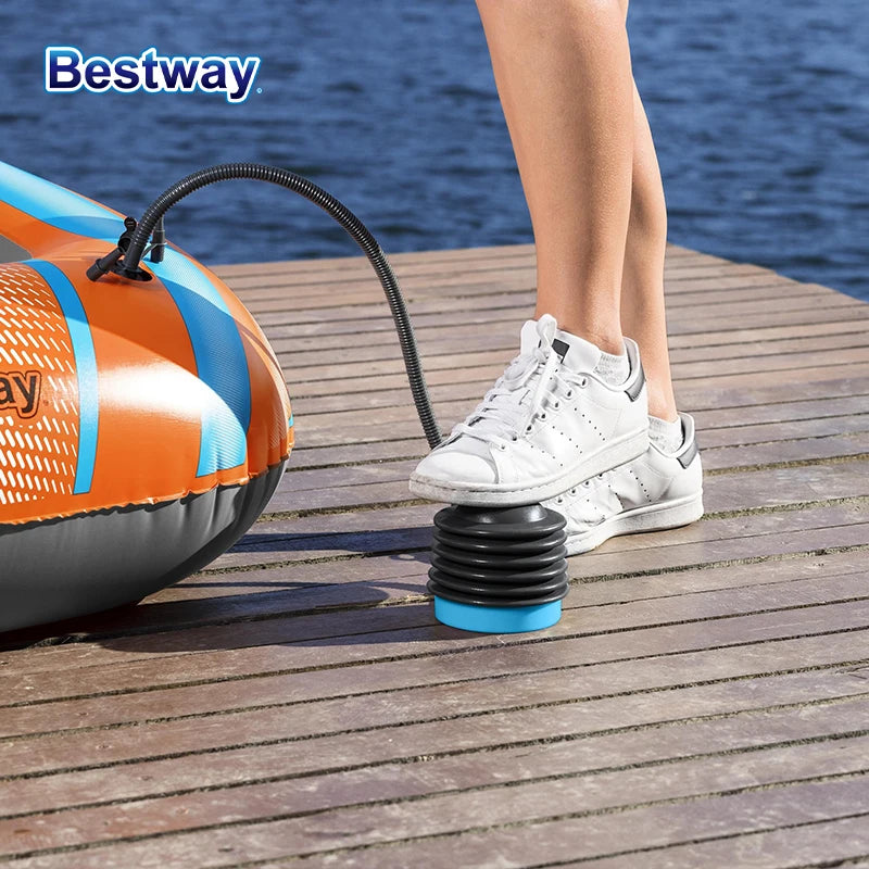 Bestway Aufblasbares Boot 1–3 Personen – Robustes PVC Kajak für See & Fluss