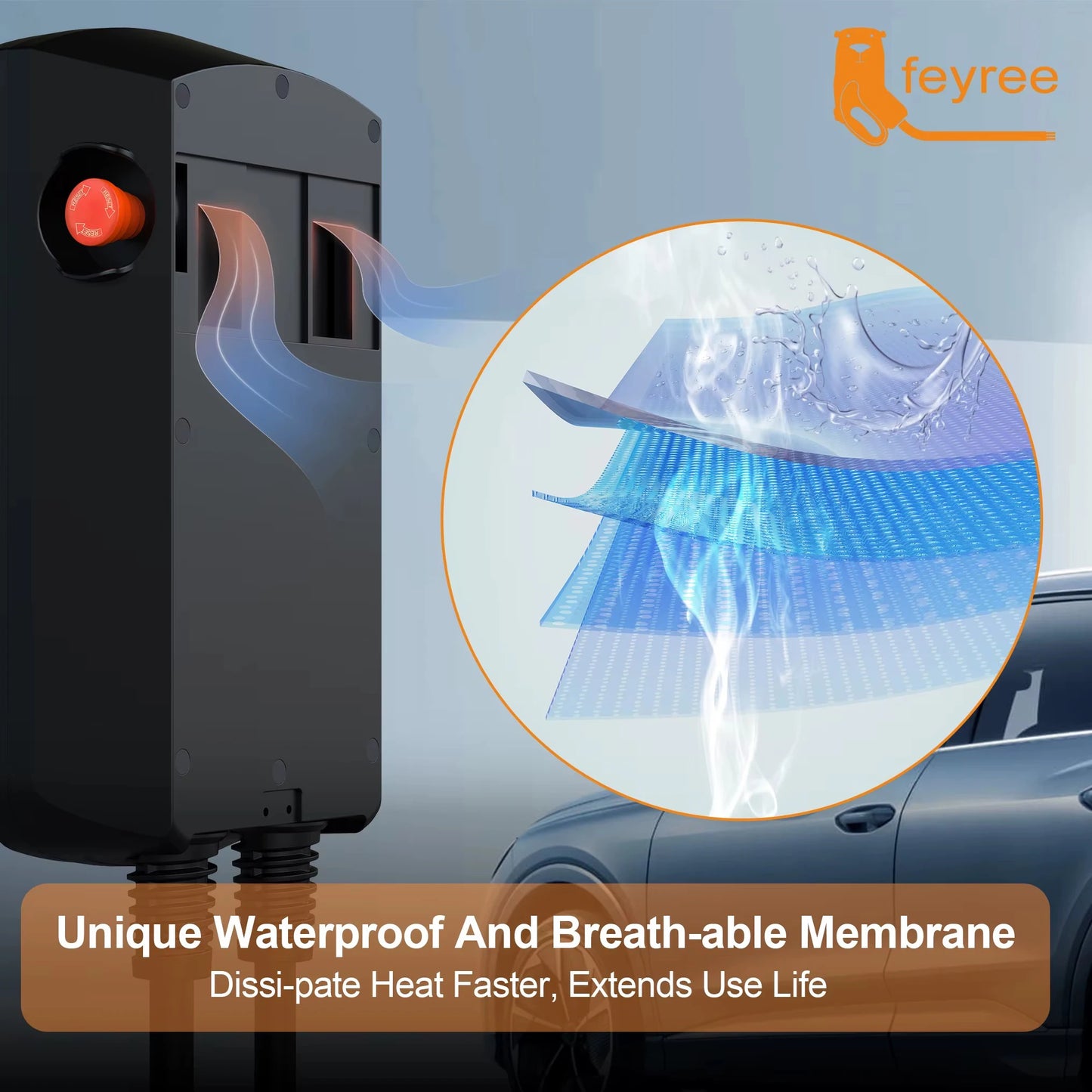 EV Wallbox Ladestation 7,6 kW – mit App & RFID für Elektroauto Zuhause