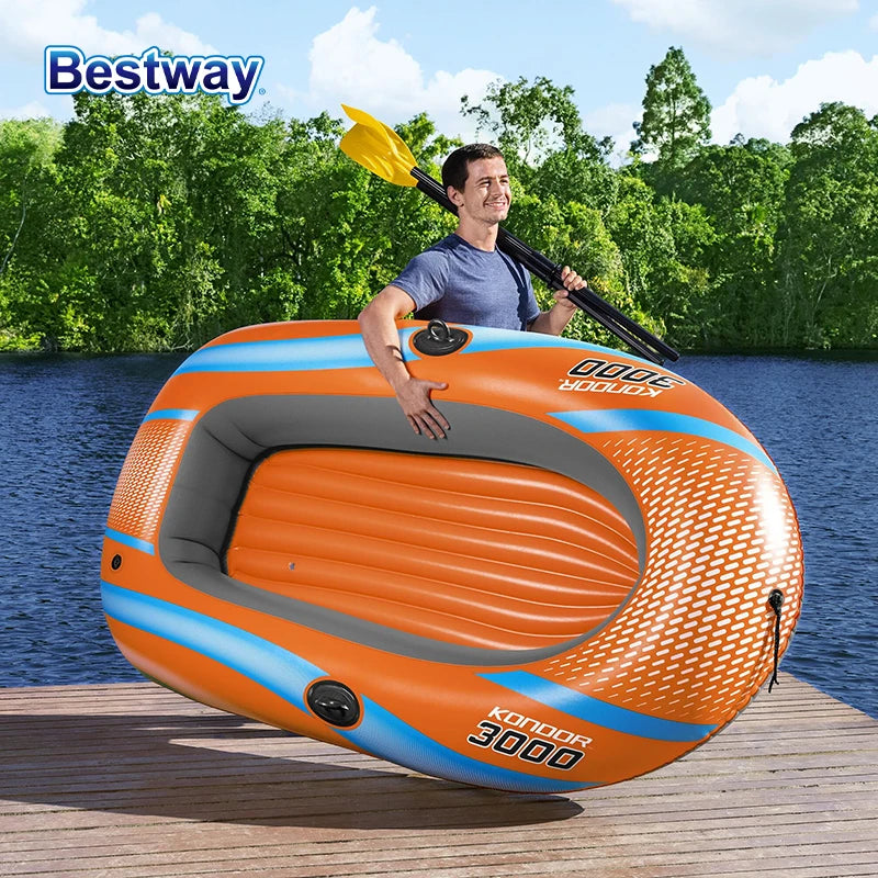 Bestway Kajak für 1–3 Personen – Robustes PVC-Boot für Abenteuer