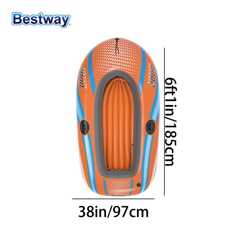 Bestway Kajak für 1–3 Personen – Robustes PVC-Boot für Abenteuer