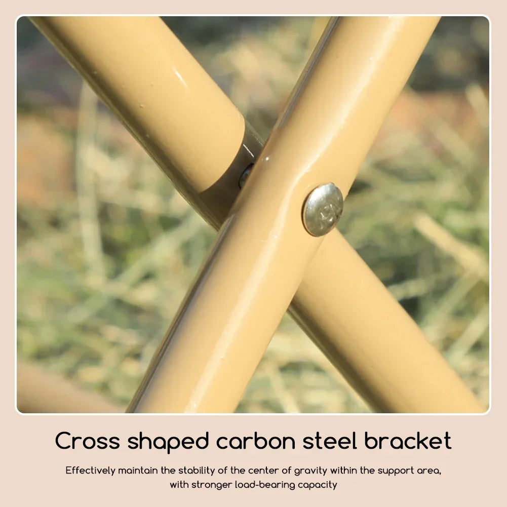 Faltbarer Rucksackhocker – Tragbarer Campingstuhl für Wandern, Angeln & Reisen