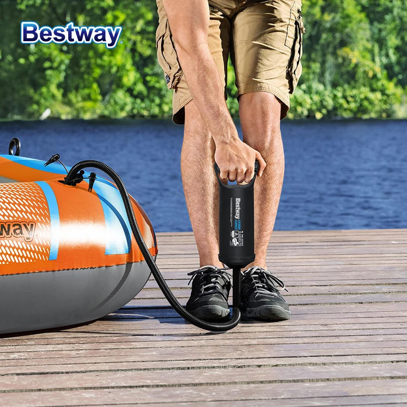 Bestway Aufblasbares Boot 1–3 Personen – Robustes PVC Kajak für See & Fluss