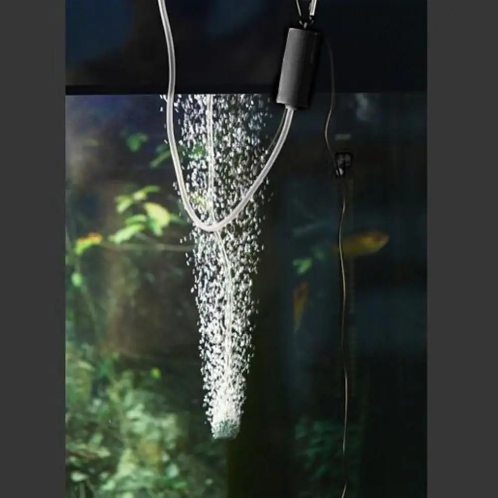 Mini Sauerstoffpumpe USB leise tragbar für Aquarium, Fischteich & Fischzucht
