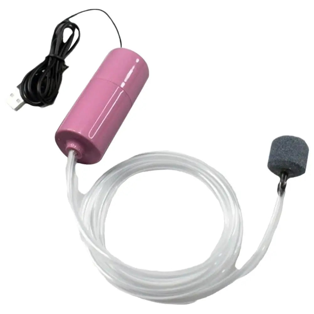 Mini Sauerstoffpumpe USB leise tragbar für Aquarium, Fischteich & Fischzucht