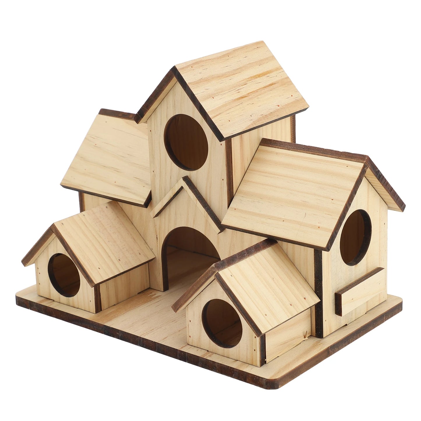 Holz Vogelhaus – DIY Vogelhäuschen zum Bemalen & Aufhängen für Garten & Balkon