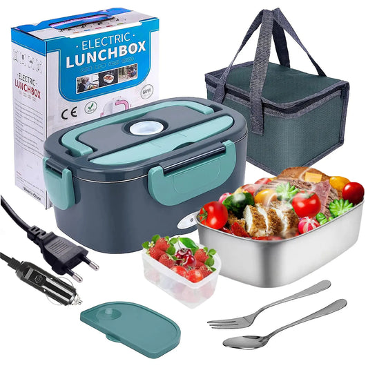 Elektrische Lunchbox – Dual-Use 12V/220V für Auto & Büro