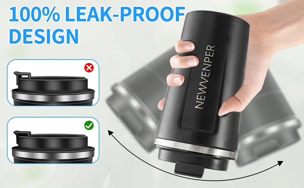 Edelstahl Thermobecher 510ml – Vakuum Isoliert mit LED-Anzeige