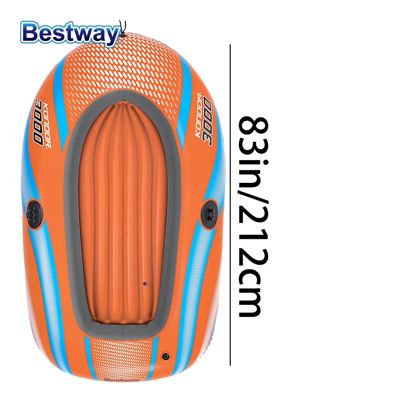 Bestway Kajak für 1–3 Personen – Robustes PVC-Boot für Abenteuer