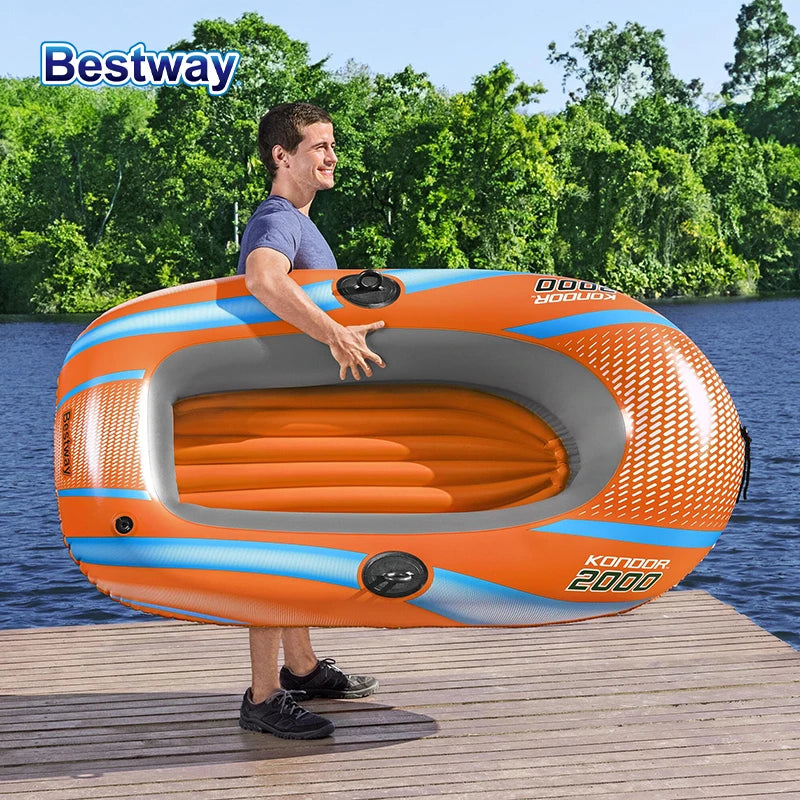 Bestway Kajak für 1–3 Personen – Robustes PVC-Boot für Abenteuer