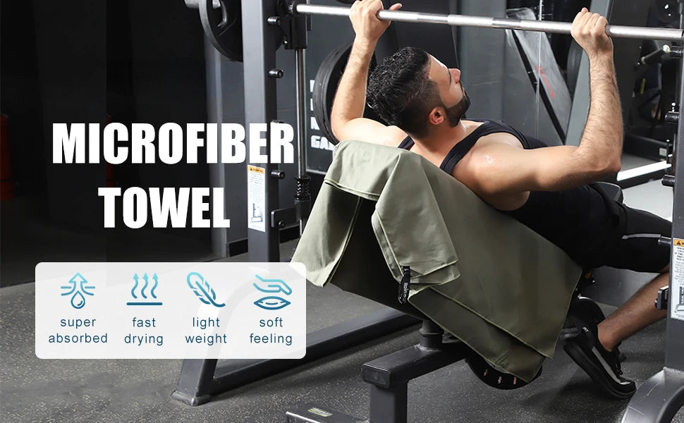Schnelltrocknendes Mikrofaserhandtuch – Ultrasaftig, Kompakt & Sandfrei für Fitness, Strand, Reise & Schwimmen