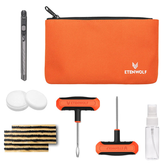 ETENWOLF Reifenreparaturset – Kompaktes Notfallset für Auto & Motorrad