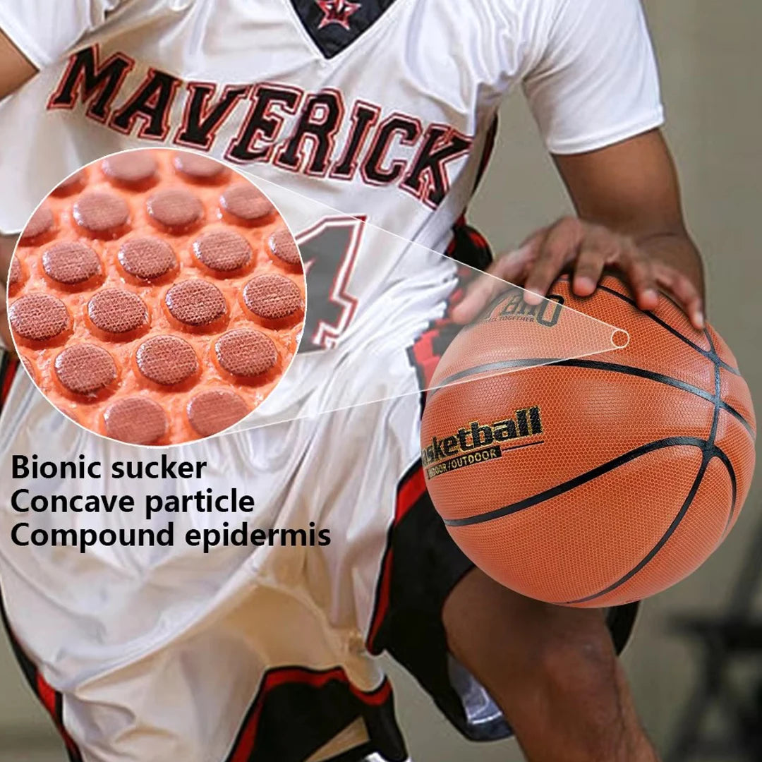 Basketball Größe 7 – Leder, Verschleißfest, Trainings- & Spielball