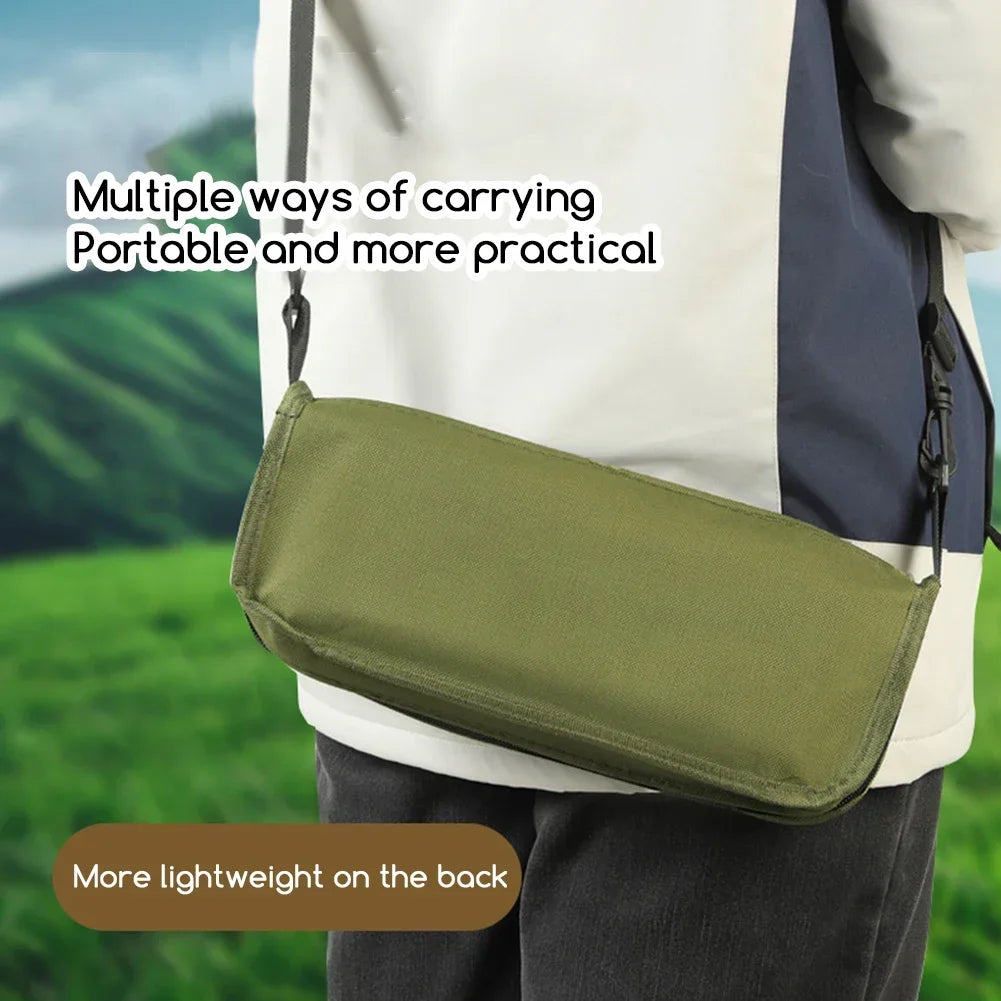 Faltbarer Rucksackhocker – Tragbarer Campingstuhl für Wandern, Angeln & Reisen