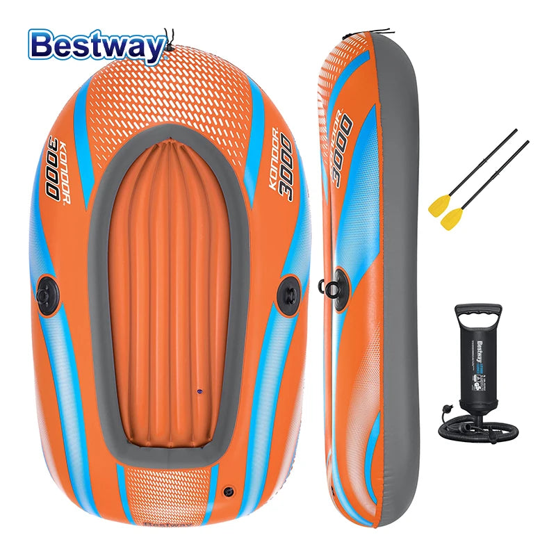 Bestway Kajak für 1–3 Personen – Robustes PVC-Boot für Abenteuer