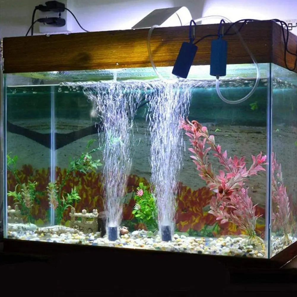 Mini Sauerstoffpumpe USB leise tragbar für Aquarium, Fischteich & Fischzucht