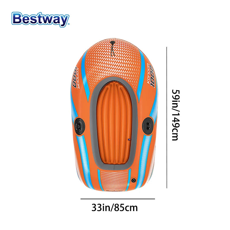 Bestway Kajak für 1–3 Personen – Robustes PVC-Boot für Abenteuer