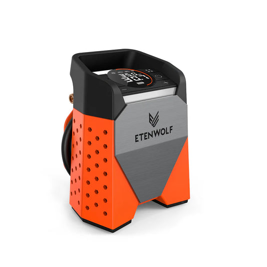 ETENWOLF ZEPHYR S3SE – Tragbarer Reifenkompressor 22 L/Min mit Powerbank
