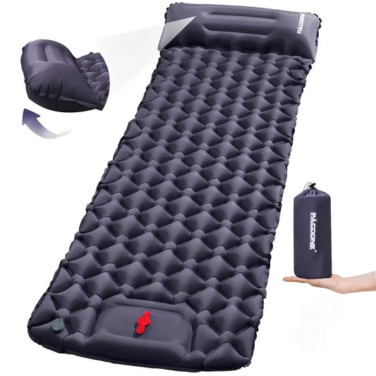 Outdoor Camping Luftmatratze mit Kissen – Ultraleicht & mit Pumpe